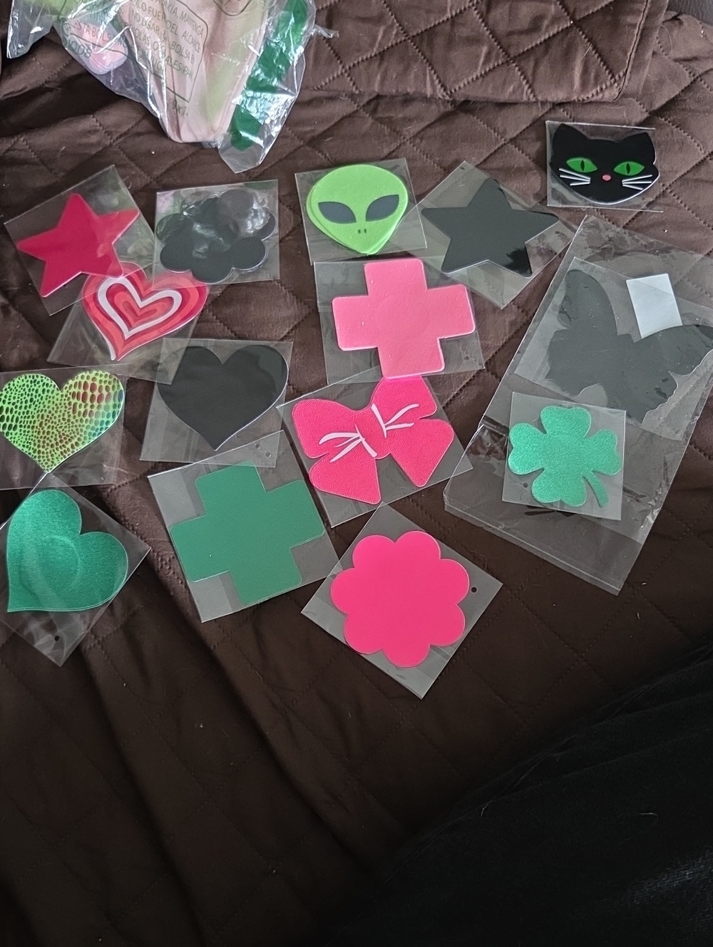 15 Pairs Nipple Cover Pasties Mixed Shapes Colours NWT ✨️5/$30